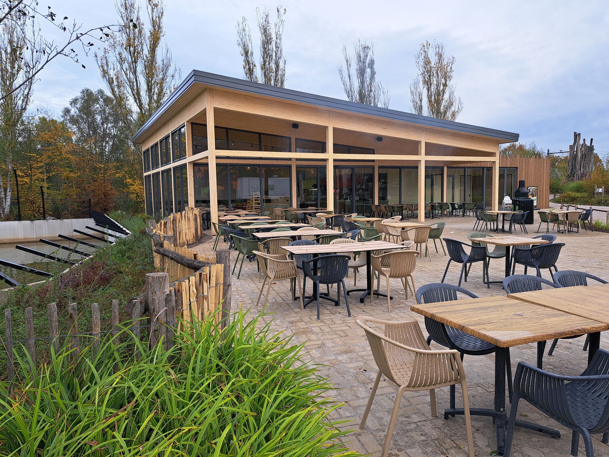 Restaurant De Waterplaats in Eindhoven Zoo.