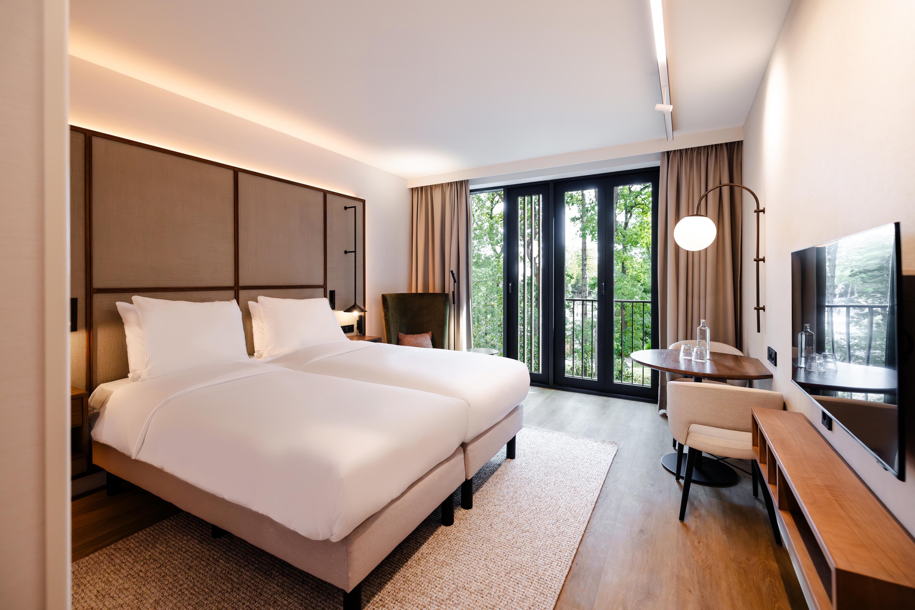 Twin Room kamer in Kasteel Steenenburg