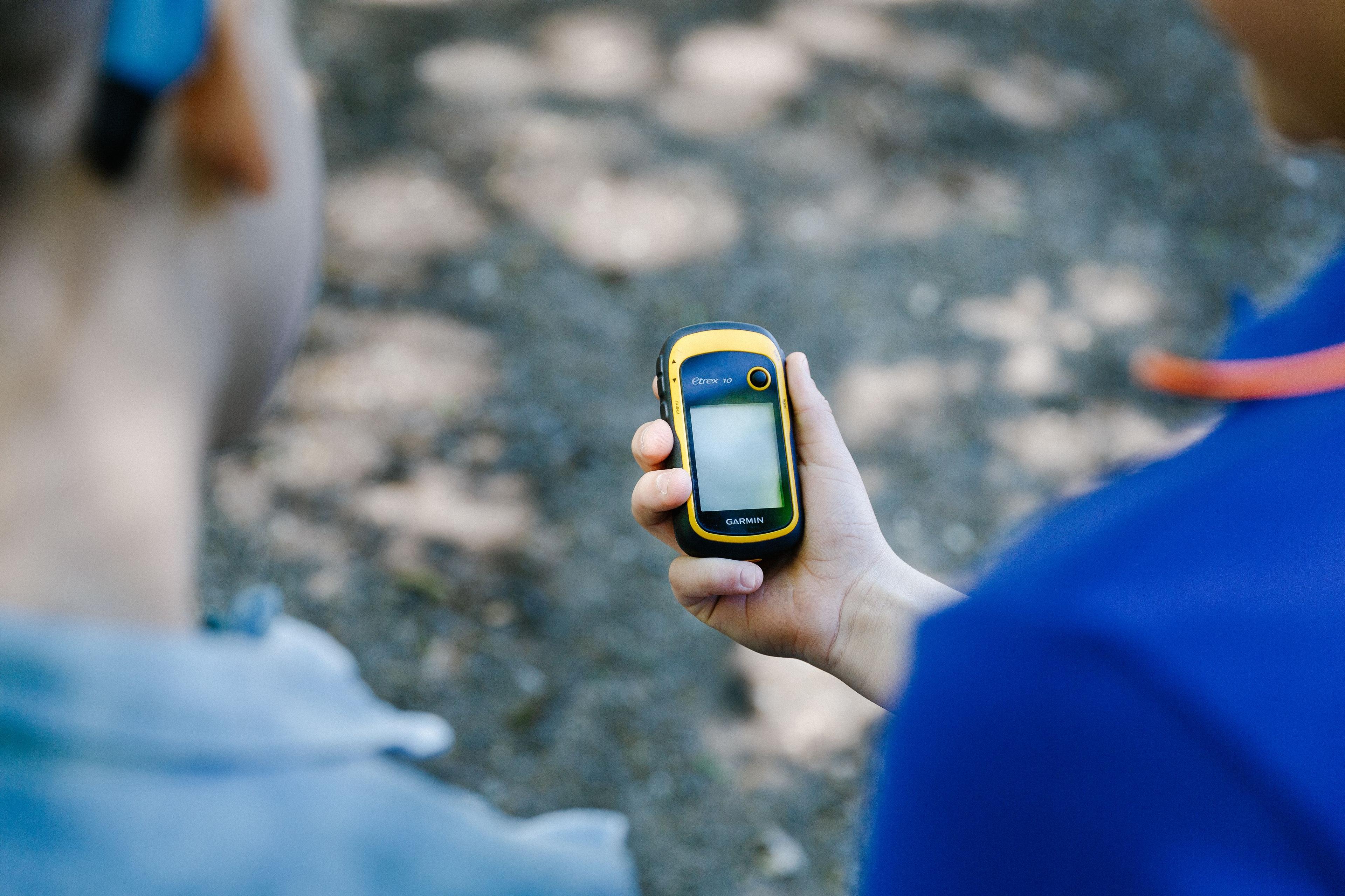 Gps bij gps-wandeltocht bij Klimrijk Brabant