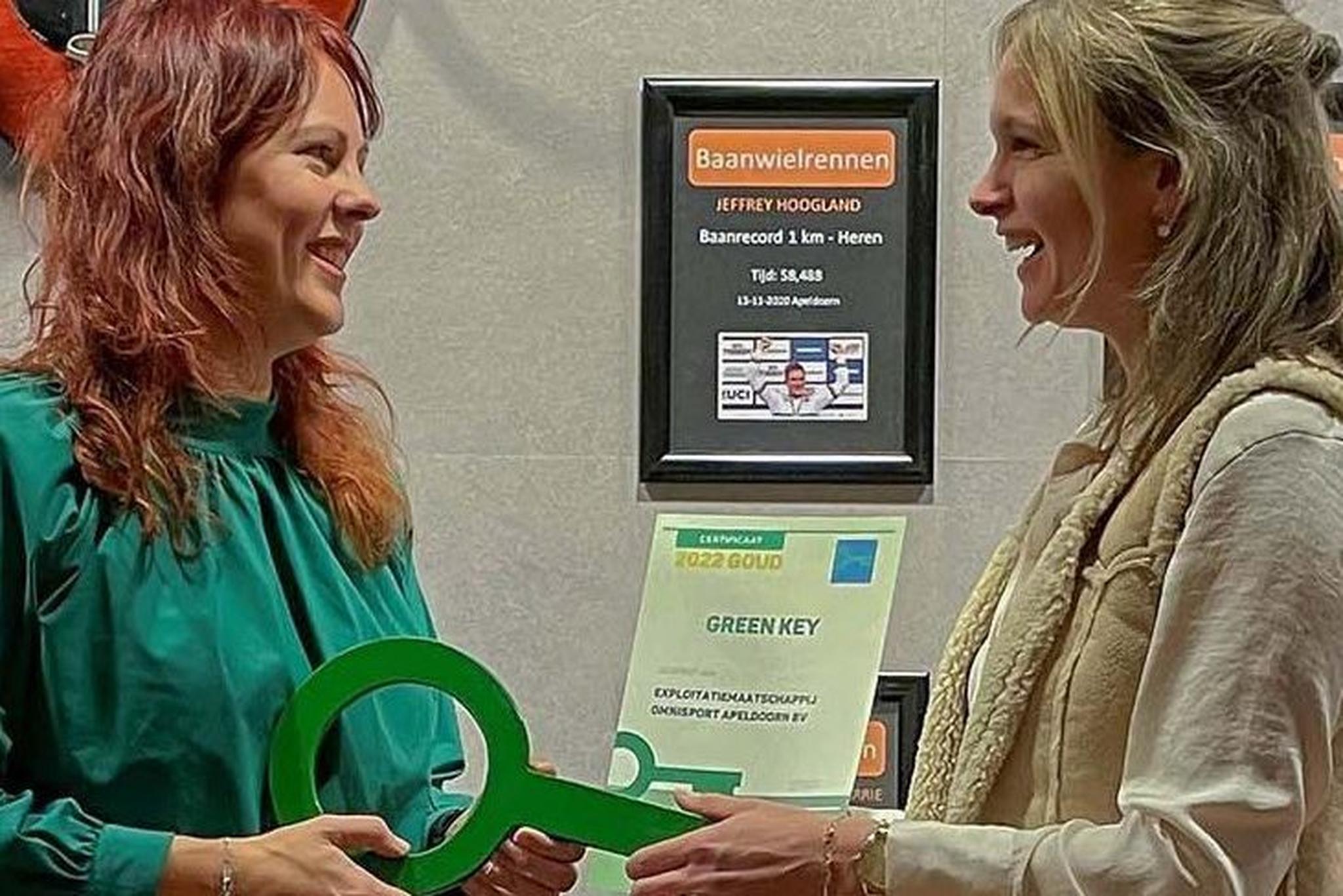 Green Key uitreiking bij Omnisport Apeldoorn